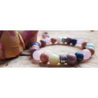 Edelsteenarmband Summer color