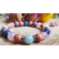 Edelsteenarmband Summer color