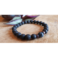 Heren/Dames edelsteen armband Lava labradoriet