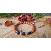 Edelsteenarmband Lapis Lazuli & Netstone