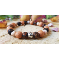 Tibetaanse edelsteenarmband Netstone Premium