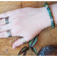 Dames/Heren Edelsteenarmband African Turquoise 