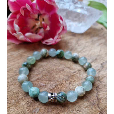 Groene Aventurijn & Groene Calciet Armband – Heling, Hartkracht & Emotionele Balans Groene Aventurijn & Groene Calciet Armband – Heling, Hartkracht & Emotionele Balans