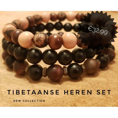 Tibetaanse Heren armbandenset