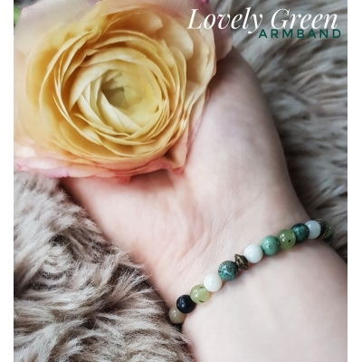Edelsteenarmband Lovely Green Edelsteenarmband Lovely Green