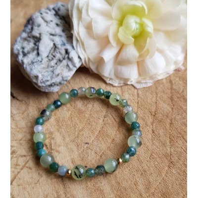 Meisjes armband Green Gold