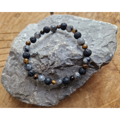 Stoere meisjes armband - Tiger Rock (ADHD/ADD)